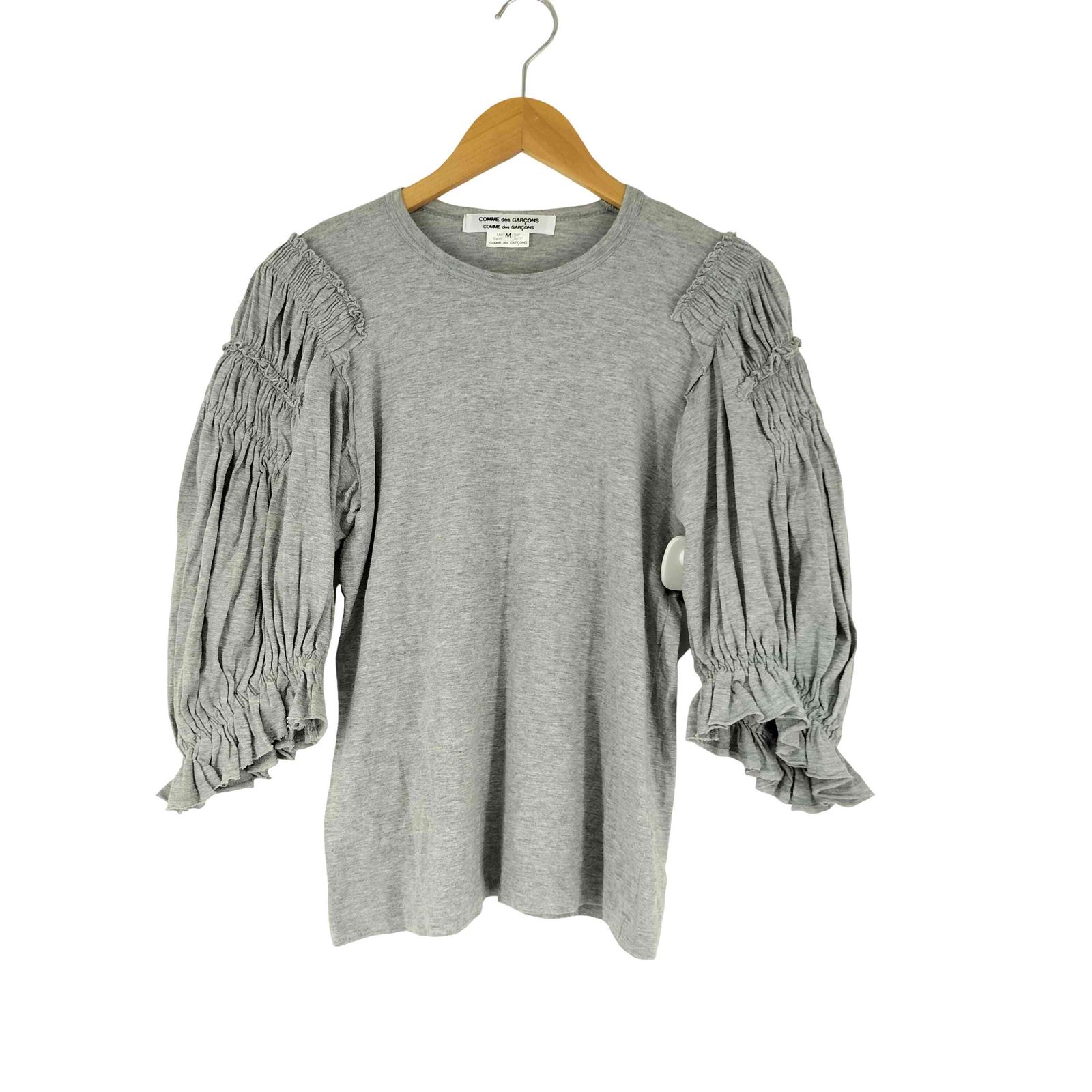 コムデギャルソンコムデギャルソン COMME des GARCONS COMME des GARCONS 07SS AD2007 フリルスリーブ Tシャツ レディース JPN：M