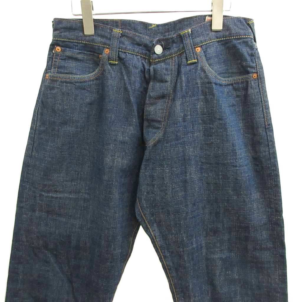 エヴィス EVISU 2111 デニム ジーンズ 35×35 インディゴ ブルー カモメ