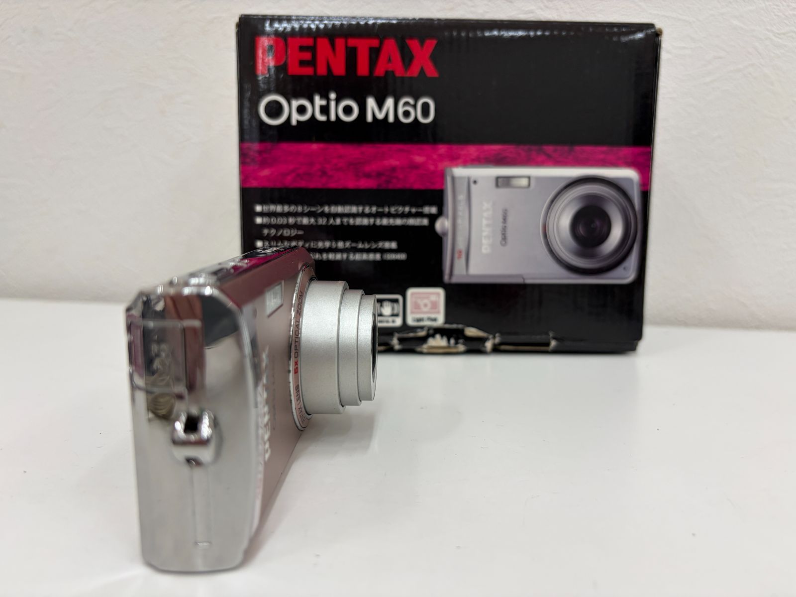 PENTAX Optio M60 本体 デジタルカメラ 標準付属品 SDカード 1GB