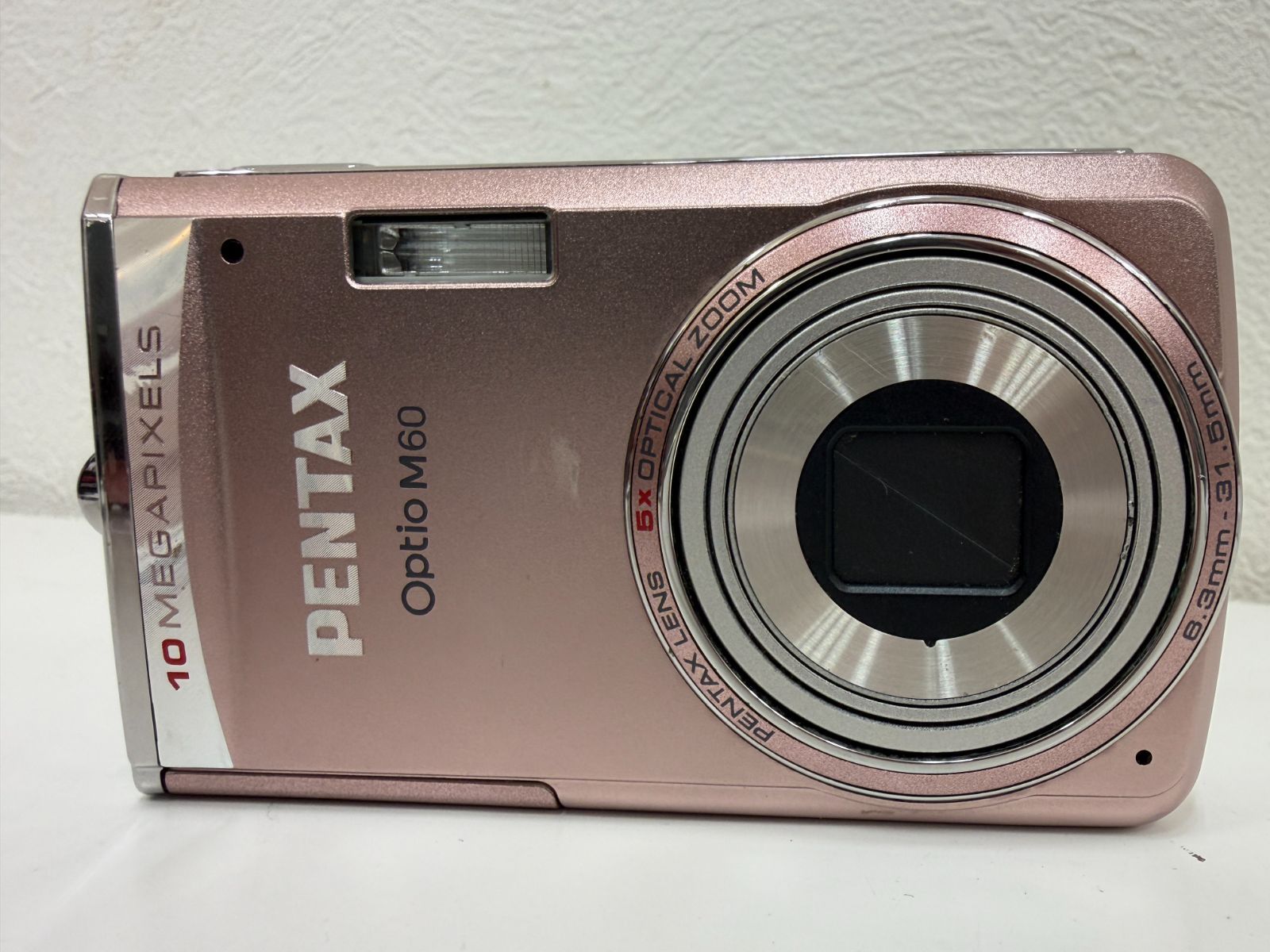動作確認済✨PENTAX Optio M60✨スマホ転送OK コンデジ 可愛い♪ PENTAX Optio M60 本体 デジタルカメラ 標準付属品 SDカード 1GB