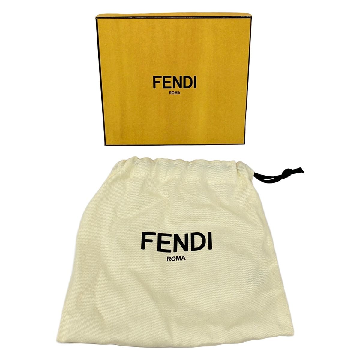 FENDI(フェンディ) キーホルダー(チャーム) - ダークイエロー×ピンク