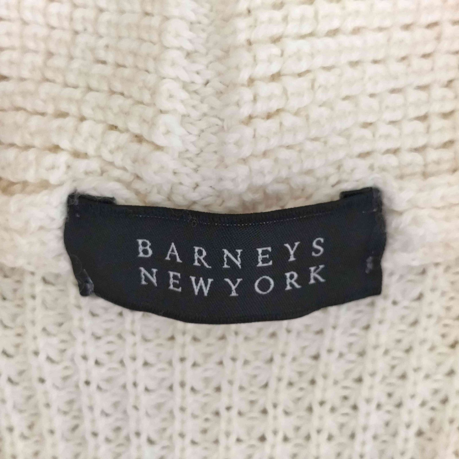バーニーズニューヨーク BARNEYS NEWYORK アクリル混 ワッフルニット