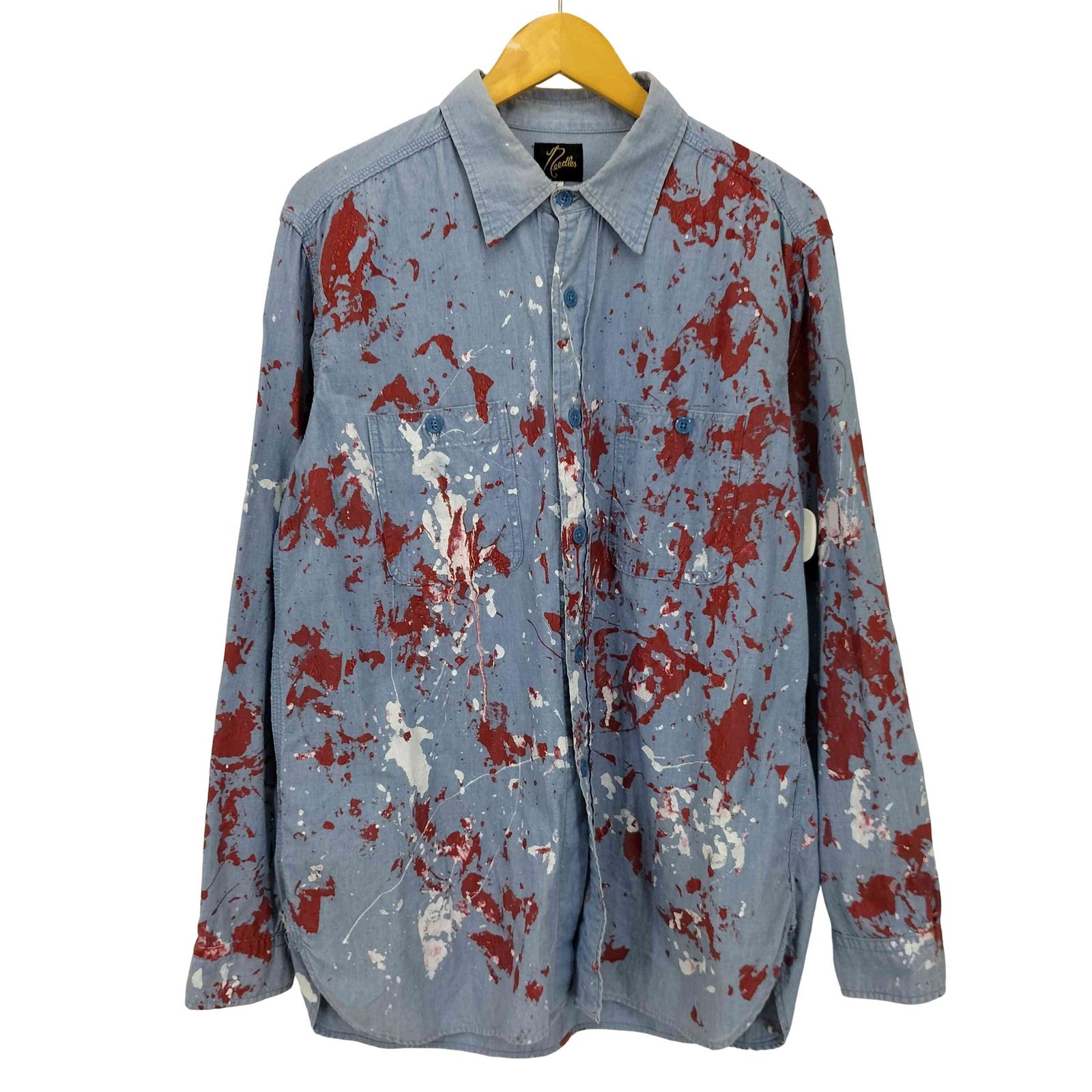 ニードルズ Needles Elbow Patched Work Shirt メンズ JPN：L 10,192円