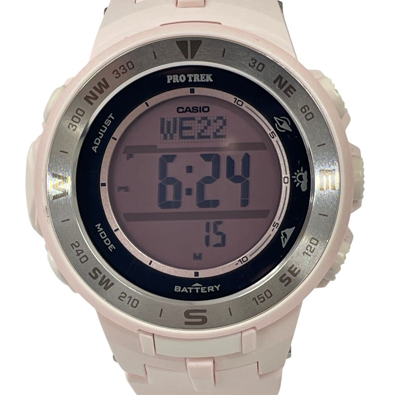 CASIO/カシオ/プロトレック/腕時計/タフソーラー/PRG-330/ピンク/方位計/気圧・高度計/温度計/未使用/ユニセックス/RS2319