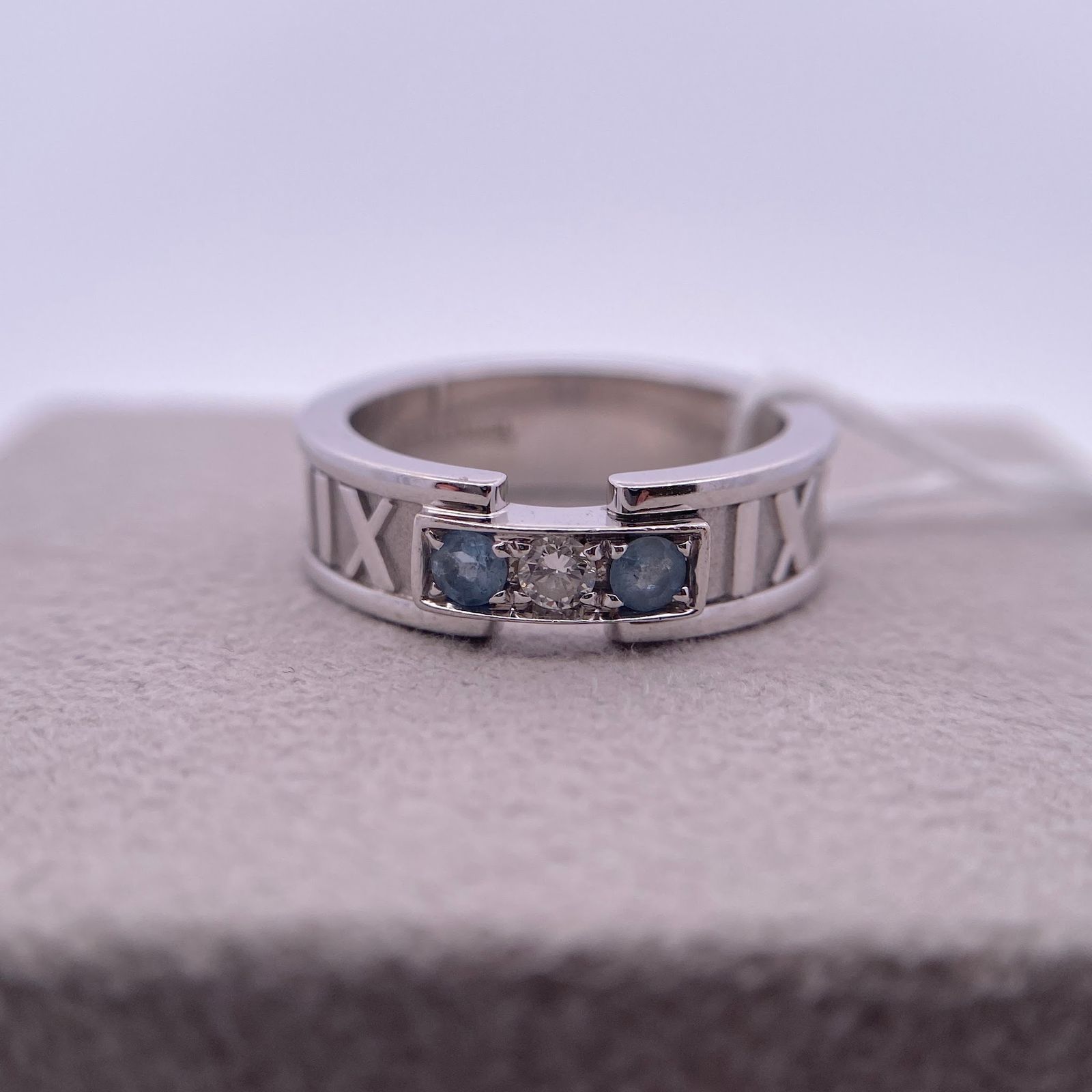 TIFFANY アクア リング 750 中古