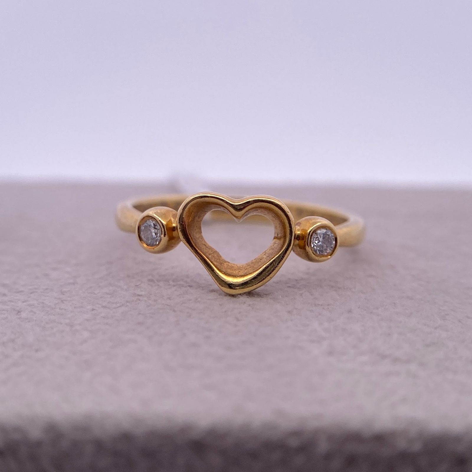 TIFFANY ダイヤモンド リング 750 中古