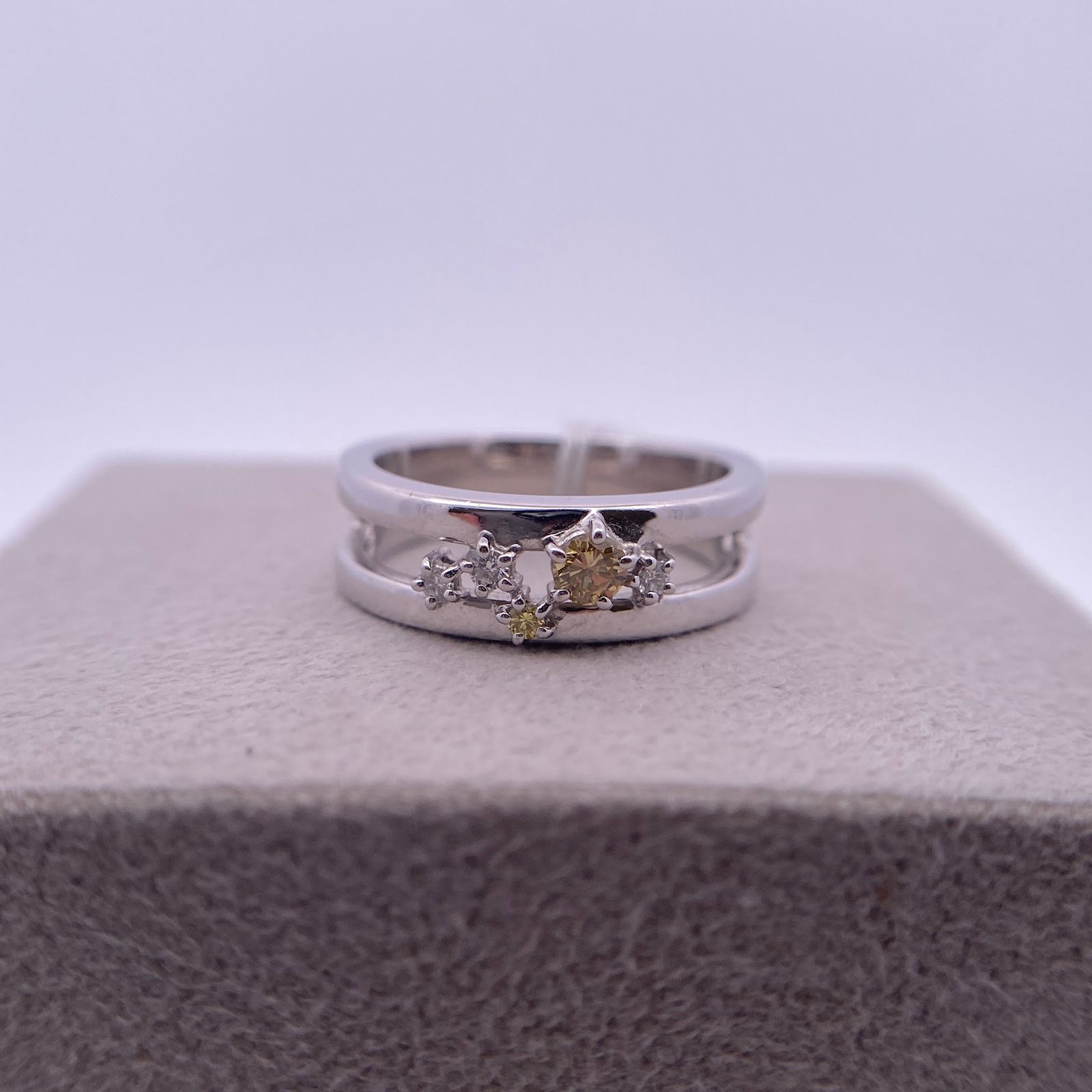 TASAKI ダイヤモンド 0.13ct リング K18WG 中古