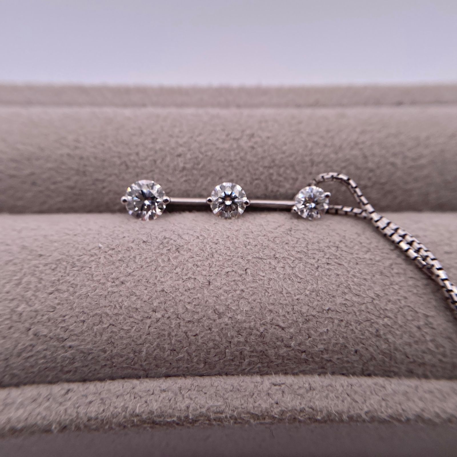 MIKIMOTO ダイヤモンド 0.7ct ペンダント K18WG K18 中古
