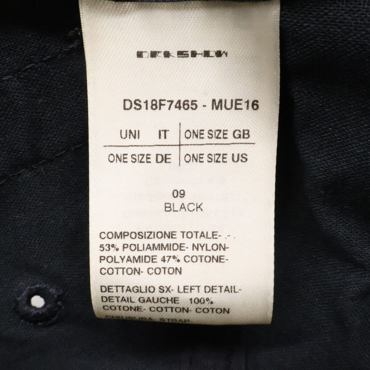 DRKSHDW ダークシャドウ 【美品】18年製 DS18F7465-MUE16 ナイロン
