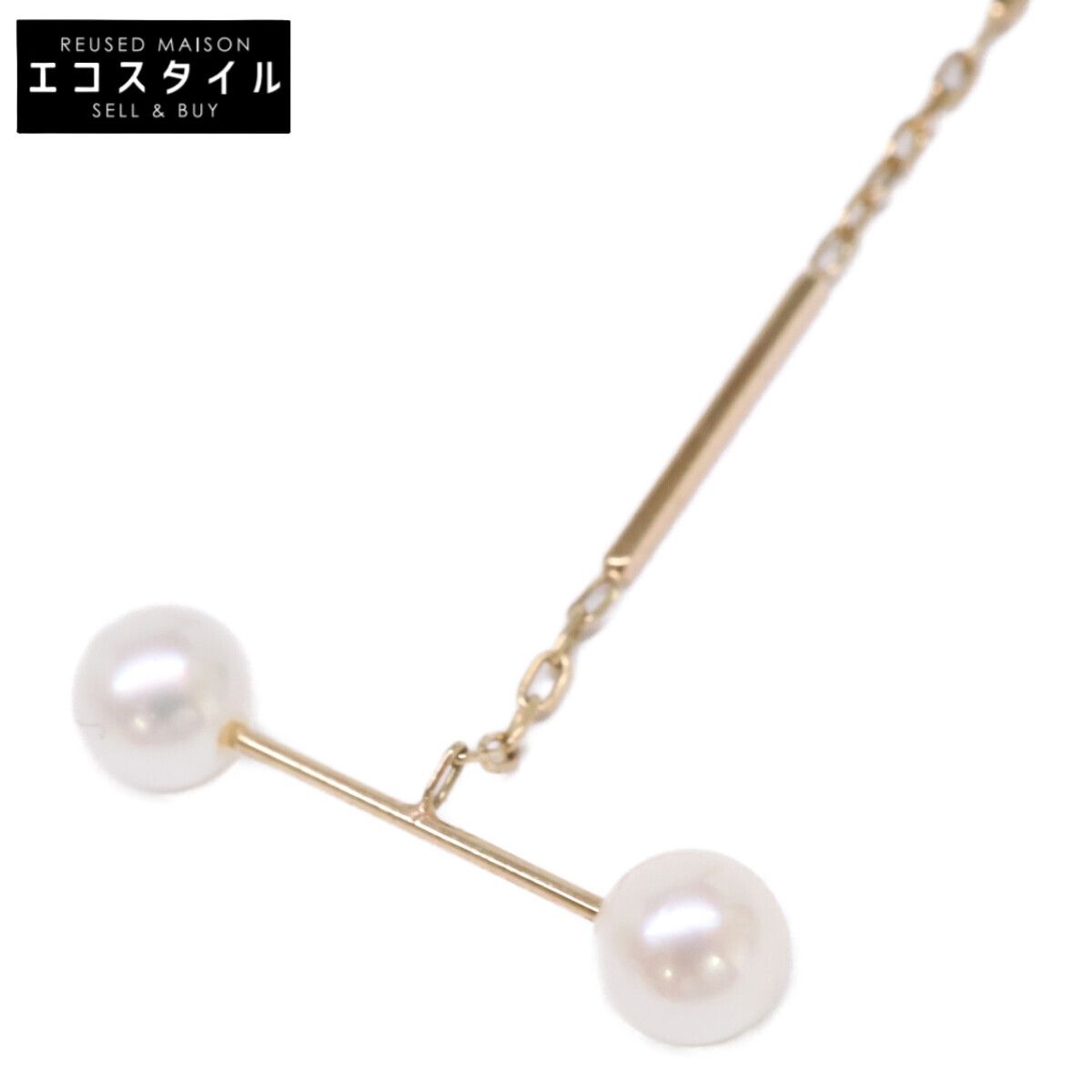HIROTAKA　ヒロタカ　【美品】PE24KPE K10 Toggle W Pearl Chain トグル Wパール チェーン 片耳 シングル