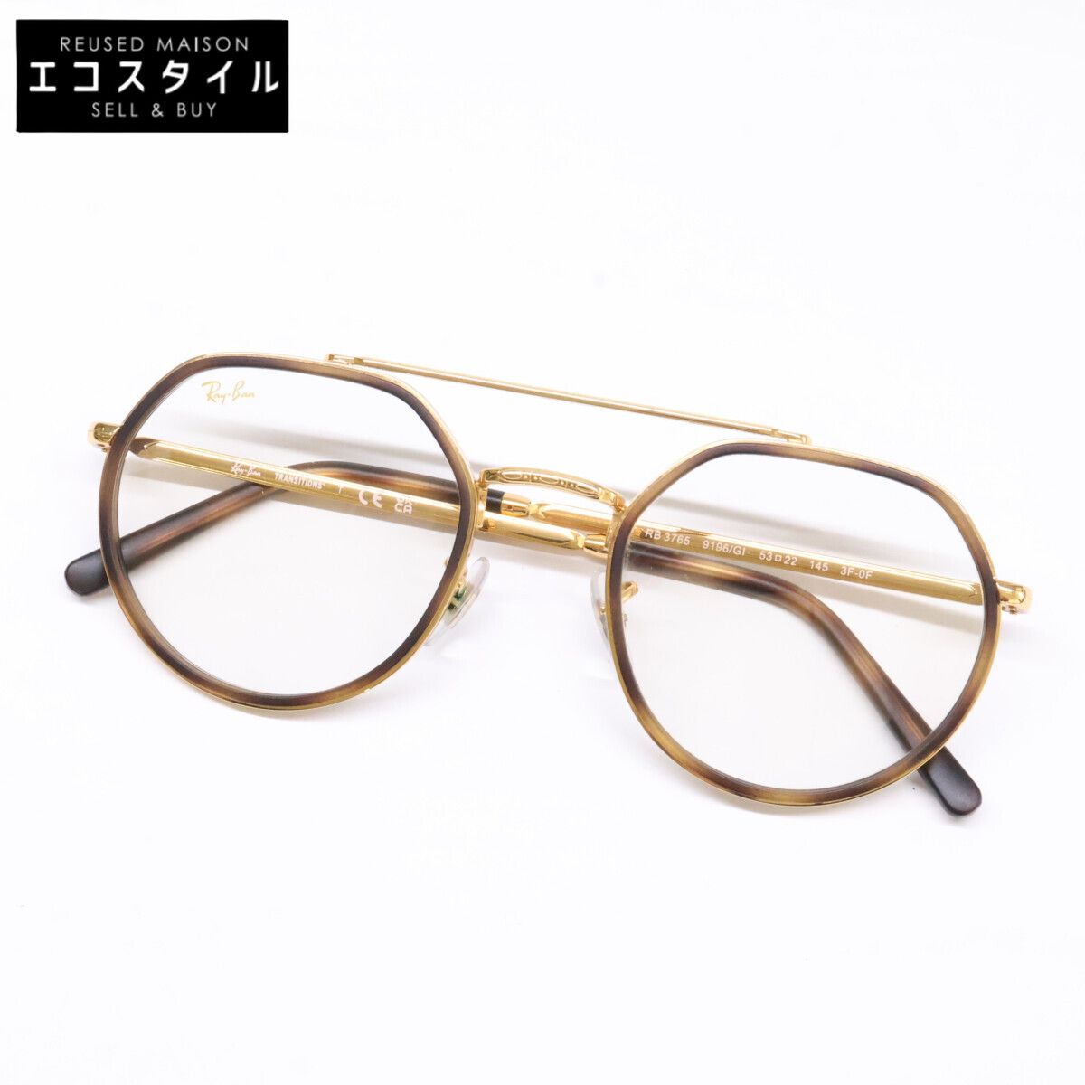 Ray-Ban レイバン RB3765 9196/GI TRANSITIONS イレギュラーシェイプ 53□22 145 Ray-Ban レイバン RB3765 9196/GI TRANSITIONS イレギュラーシェイプ