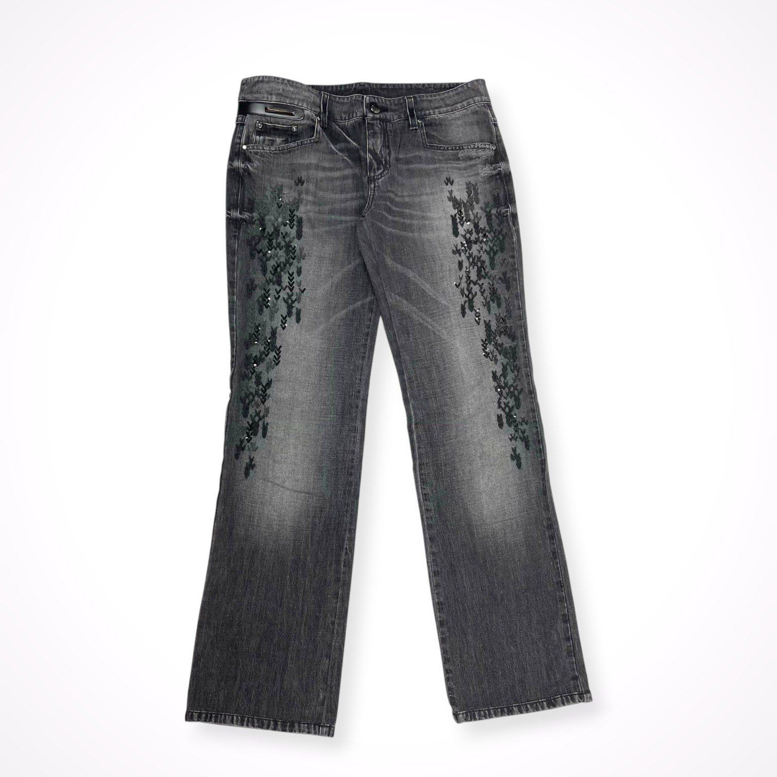 ERMANNO SCERVINO / ビジューデザインデニムパンツ 参考定価：110,000