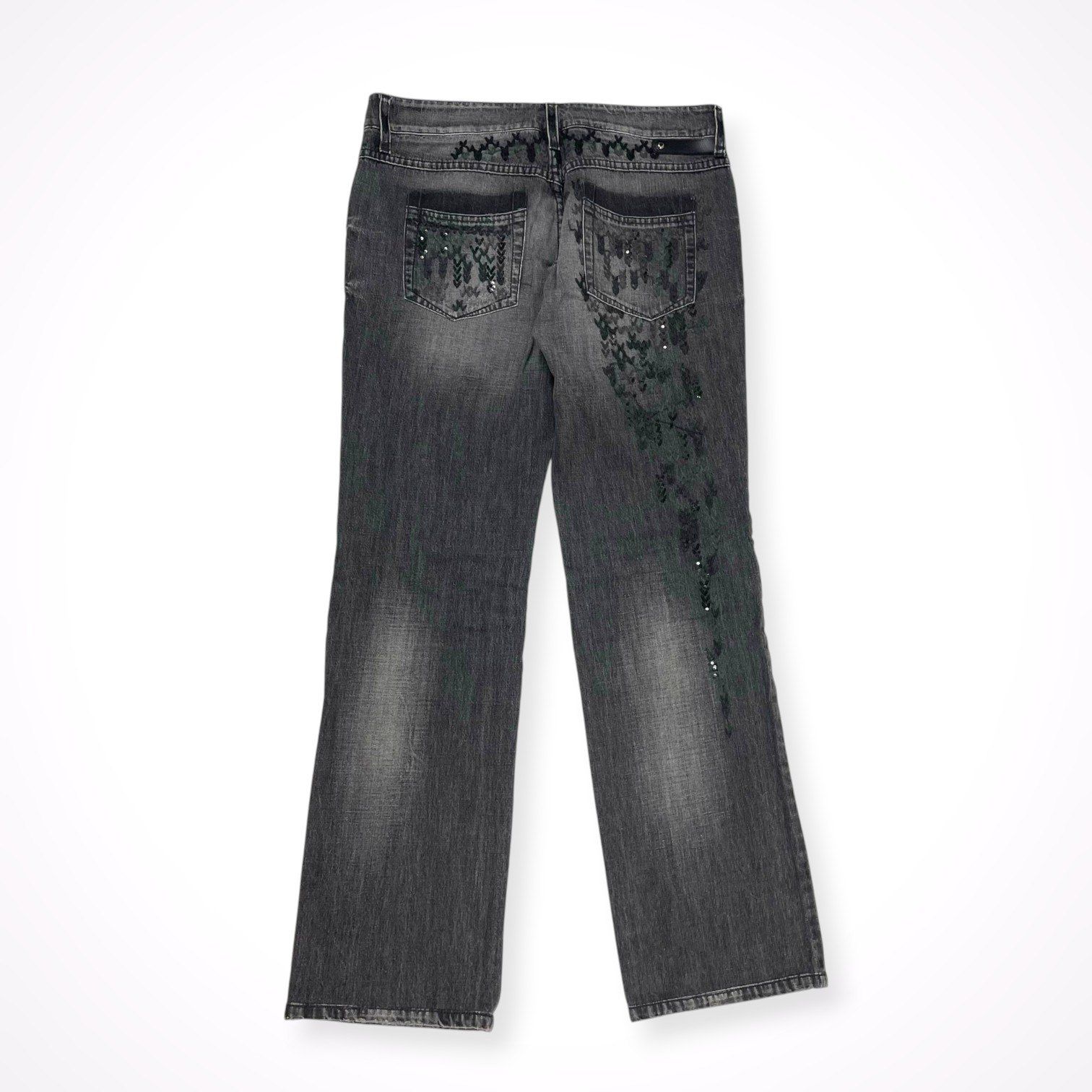 ERERMANNO SCERSLERVINO デニムパンツ ERMANNO SCERVINO / ビジューデザインデニムパンツ 参考定価：110,000