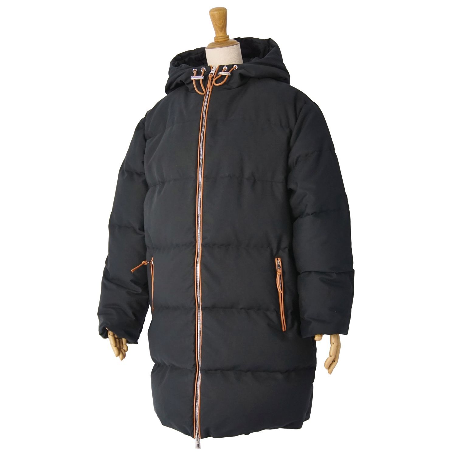 【美品】 LOEWE Padding Coatコート 中綿 ロエベ 極美品 ロエベ LOEWE 22AW コート レザートリム フーデッド ダウンコ