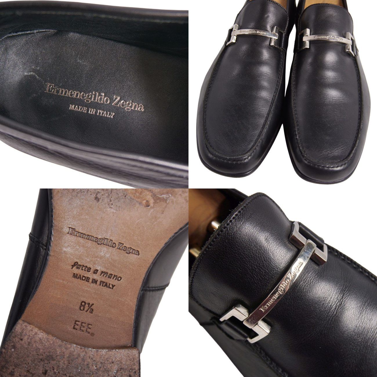 美品 エルメネジルドゼニア Ermenegildo Zegna ローファー モカ - メルカリ