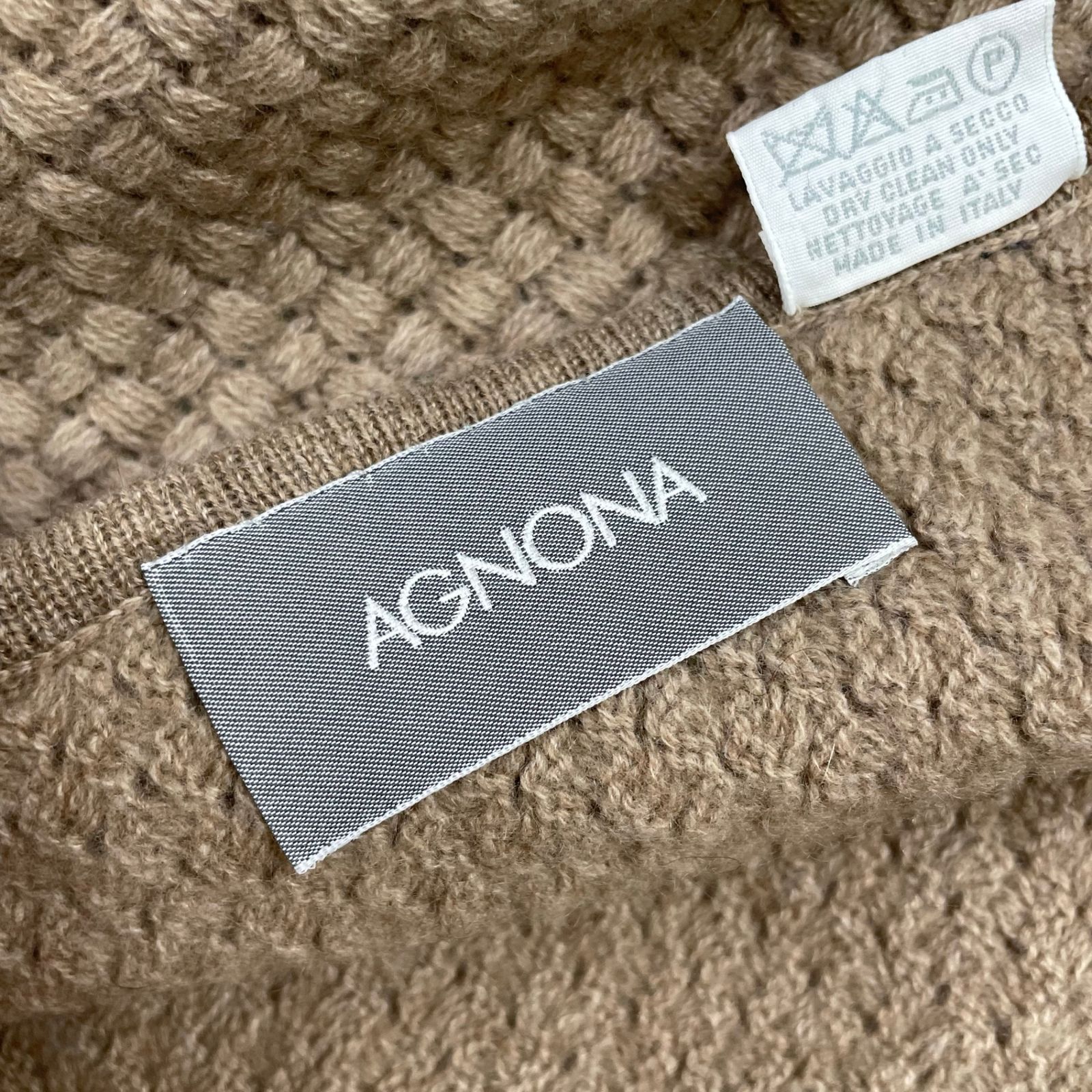 AGNONA / カシミヤ100％ 大判マフラー 参考定価：120,000程度 - メルカリ