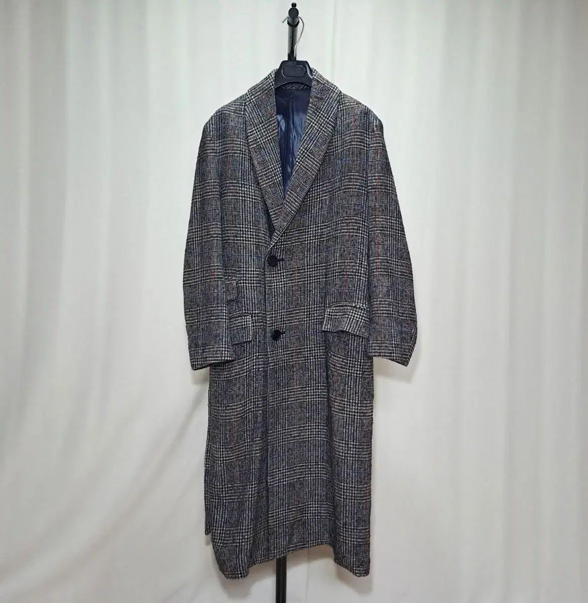 WOOYOUNGMI ウーヨンミ グレンチェック ウール カシミア混 ロング