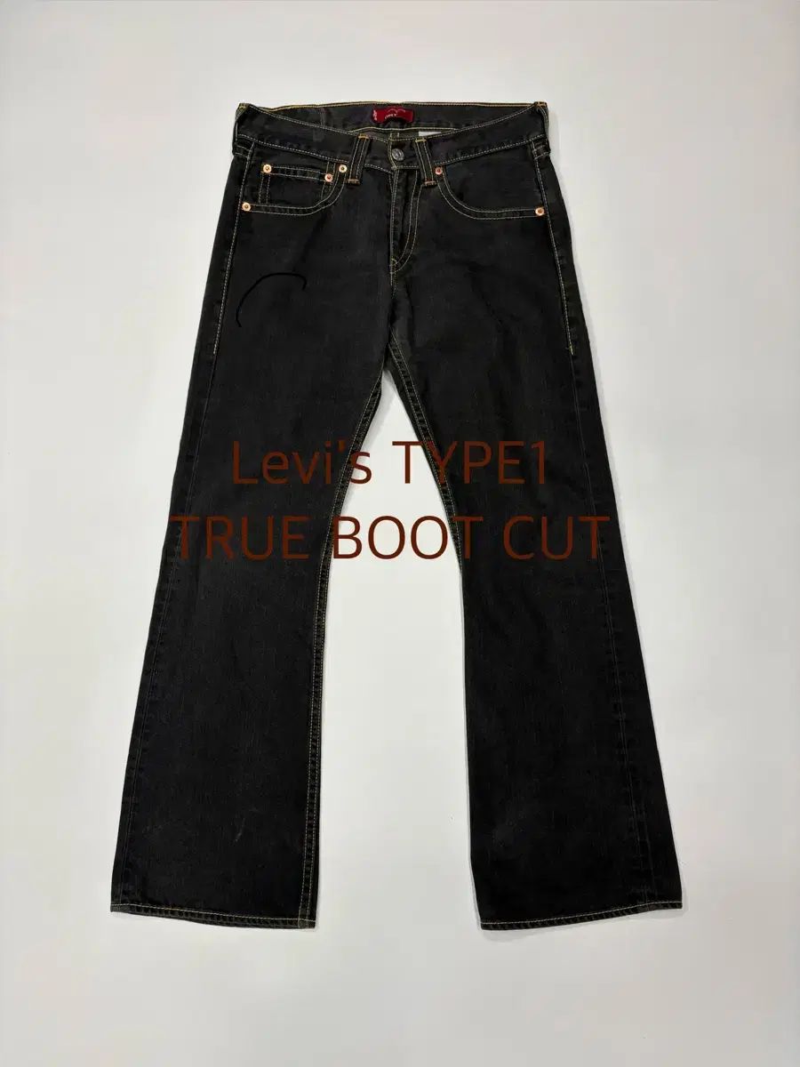 Levi's (リーバイス) 70S 646 BIG E FLARE DENIM PANTS ボタン裏刻印34