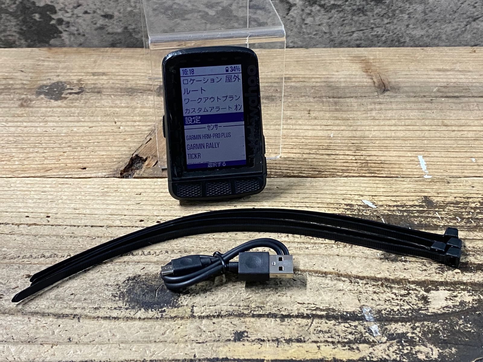 KG052 ワフー WAHOO エレメント ELEMENT ROAM WFCC4 サイクルコンピューター ※傷,画面劣化
