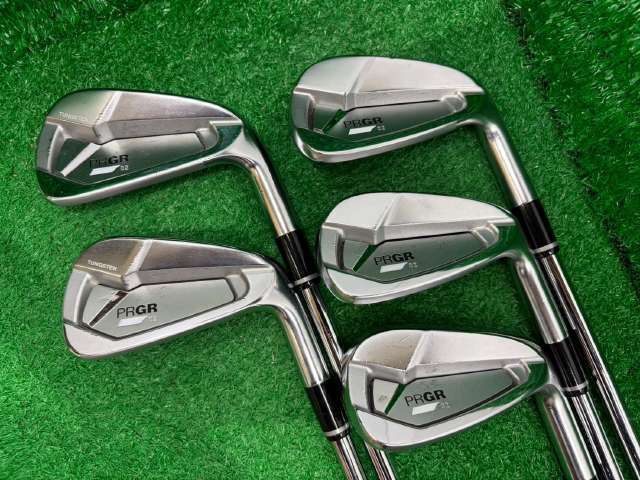 激安[053] アイアンセット プロギア PRGR 02 2023/Dynamic Gold MID 115 5本セット/S200/30■和歌山 30,810円