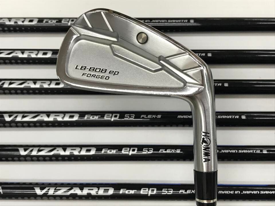 ホンマゴルフ　LB-808 ep FORGED　VIZARD for ep 53　Sフレックス　アイアンセット　中古【最短即日発送】