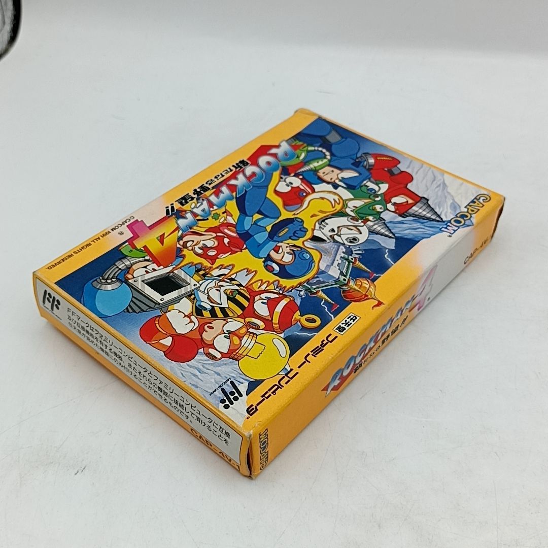 FCソフト】「ロックマン4」 外箱・説明書付き 動作品 ファミコン