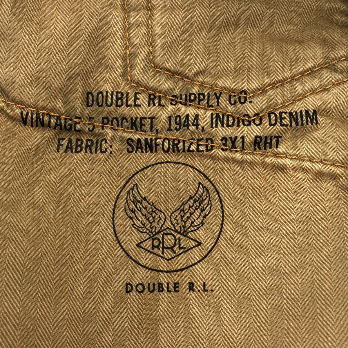 RRL ダブルアールエル R261 Vintage 5-Pocket Averie Jean ダメージ