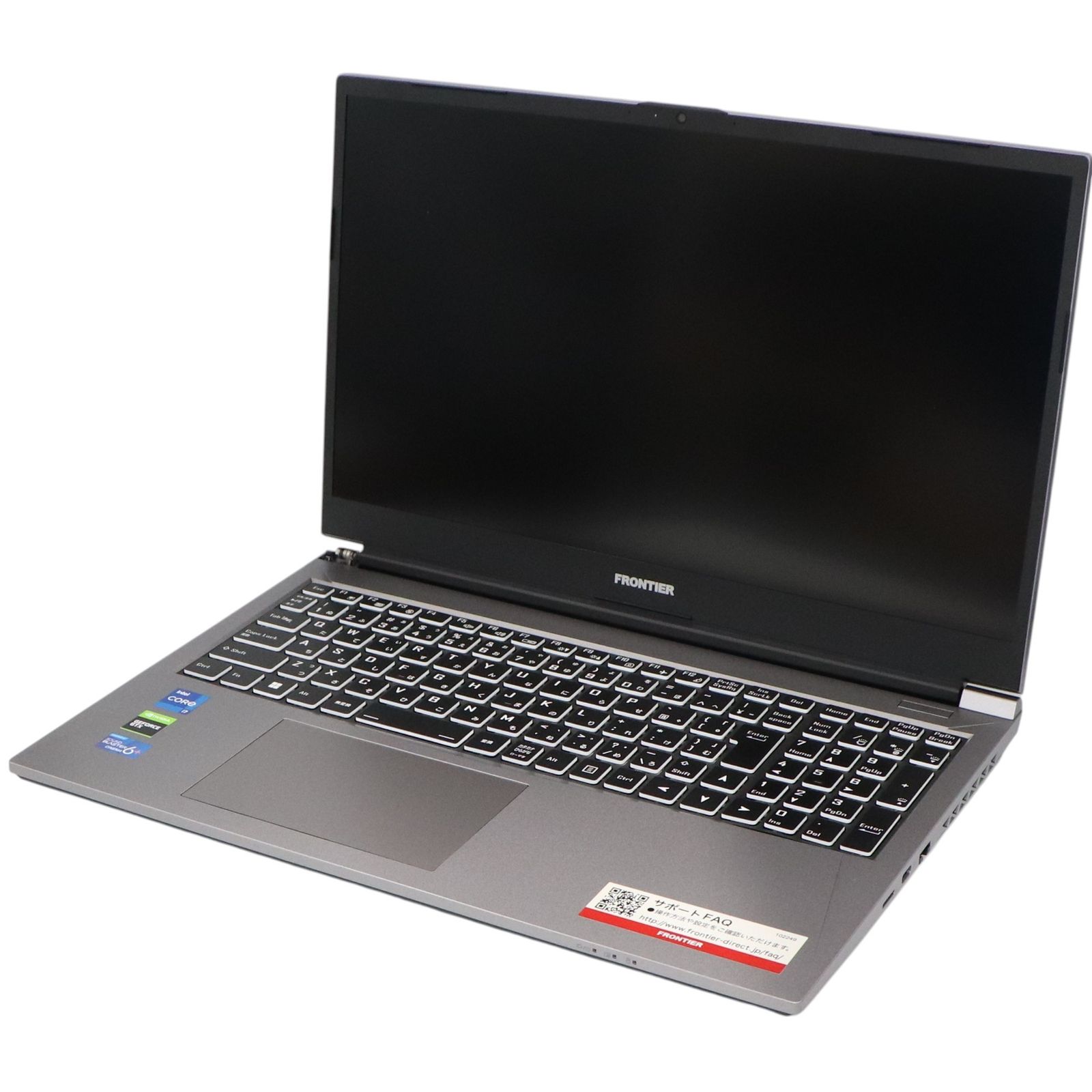 FRONTIER(フロンティア) ゲーミングノートパソコン FRLNA712/C frlna712-c 整備済みアウトレット品 [中古(C)] 90,024円
