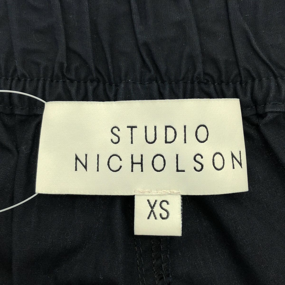 STUDIO NICHOLSON スタジオ ニコルソン BOLSENA コットンパンツ  ネイビー XS STUDIO NICHOLSON スタジオ ニコルソン BOLSENA コットンパンツ