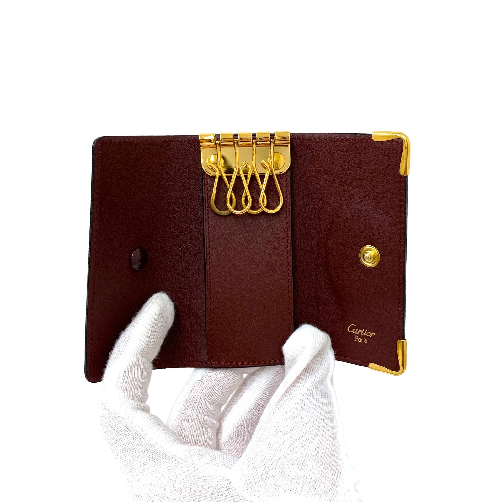 A2401 新品未使用！ Cartier カルティエ マストライン 4連キーケース