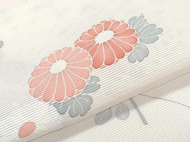 平和屋着物＊夏物 訪問着 絽 友禅 草花文 正絹 逸品 CABK0518th - メルカリ