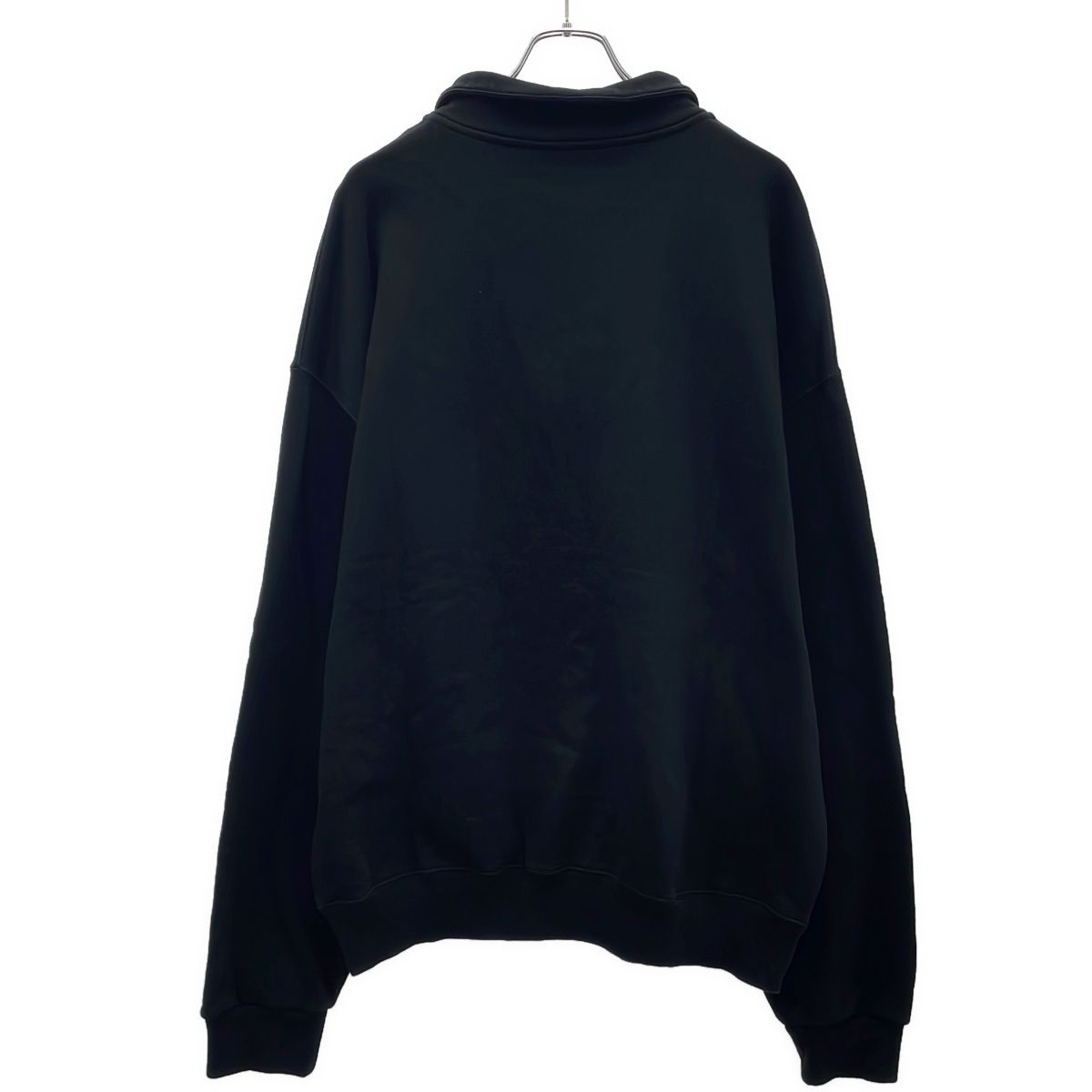 JACQUEMUS ジャックムス ハーフジップスウェットトレーナー ブラック