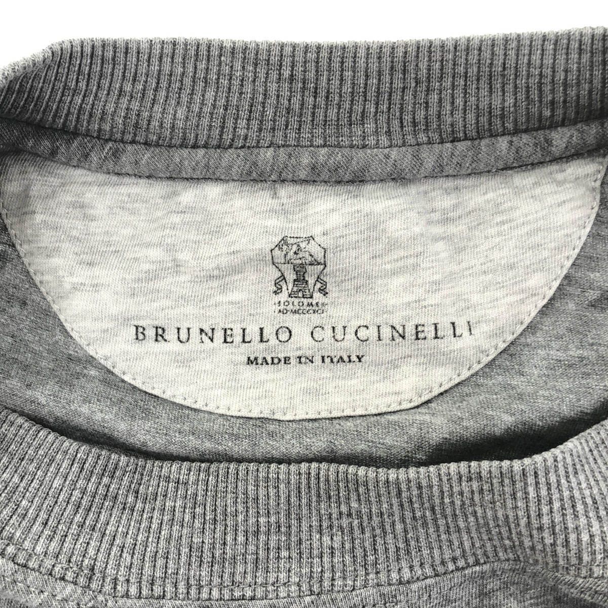 BRUNELLO CUCINELLI ブルネロクチネリ ロングスリーブTシャツ グレー M