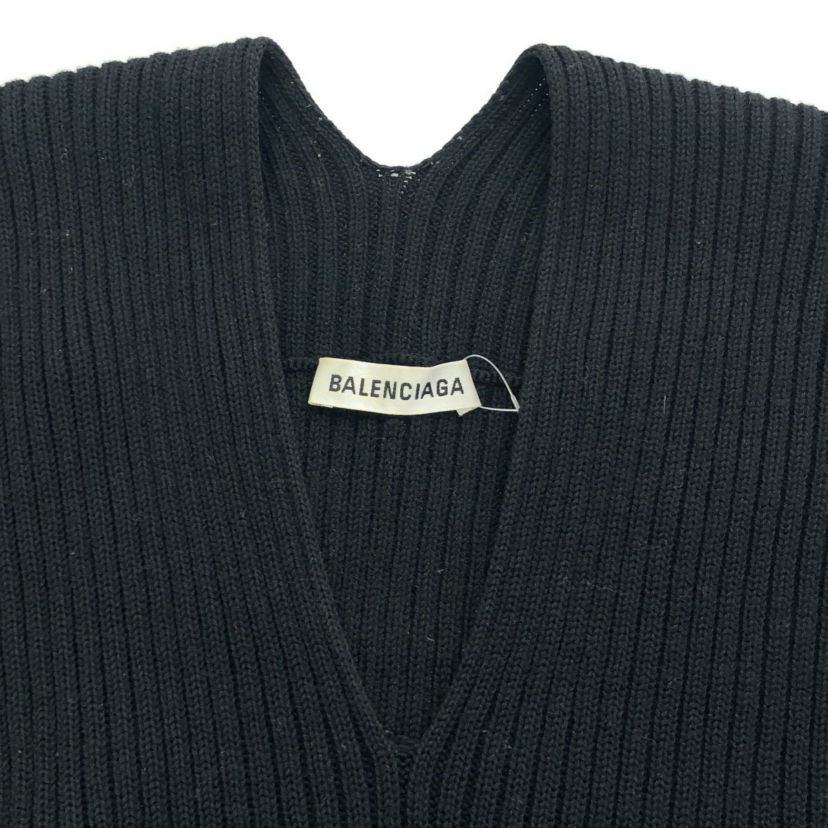 BALENCIAGA バレンシアガ スリットリブニットセーター 599834 T1562