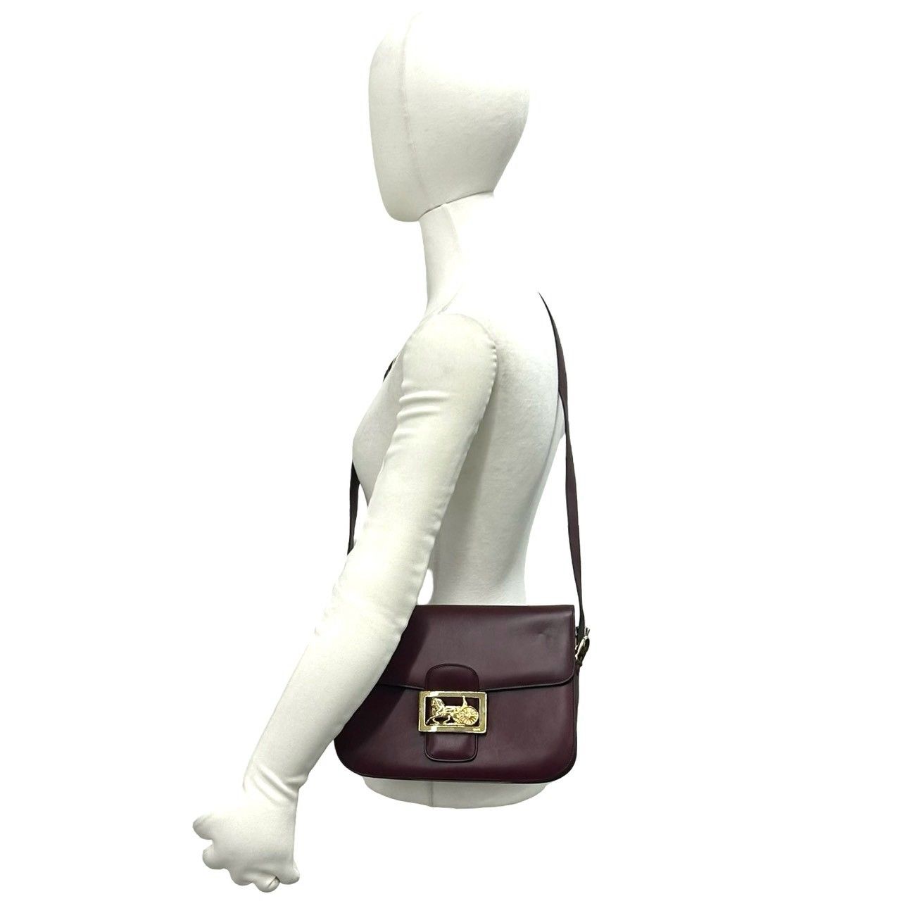極 美品 CELINE セリーヌ ヴィンテージ 馬車金具 ホースキャリッジ