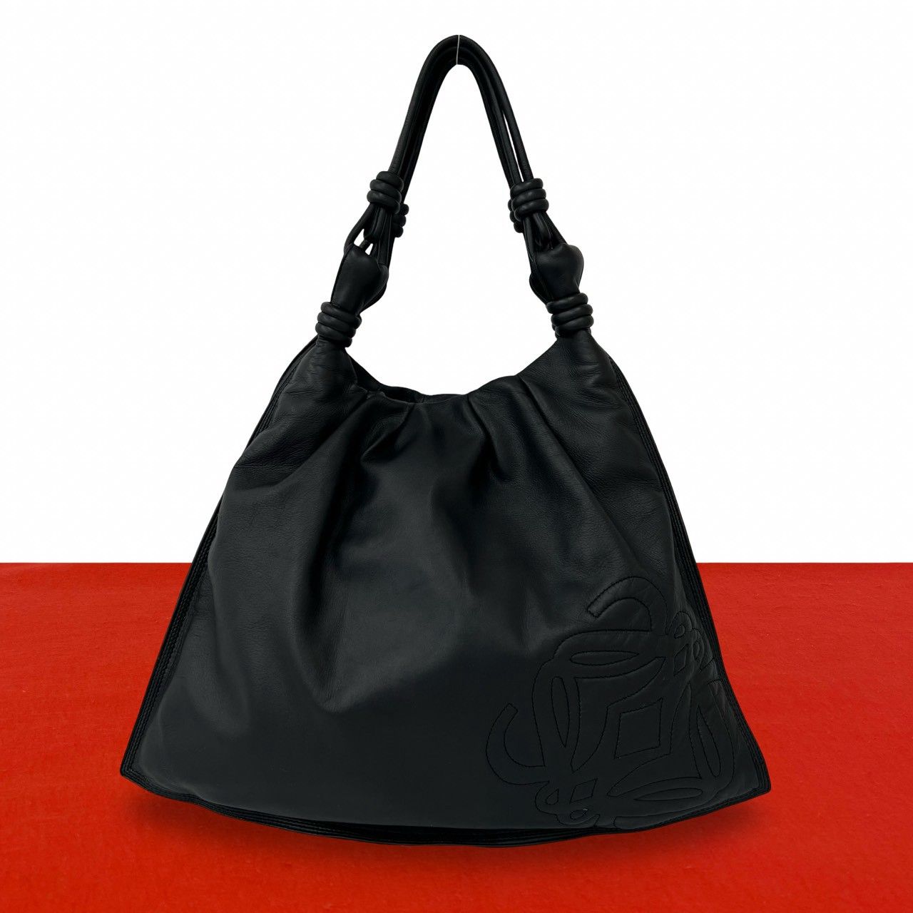 極 美品 LOEWE ロエベ ヴィンテージ フラメンコ ホーボーバッグ