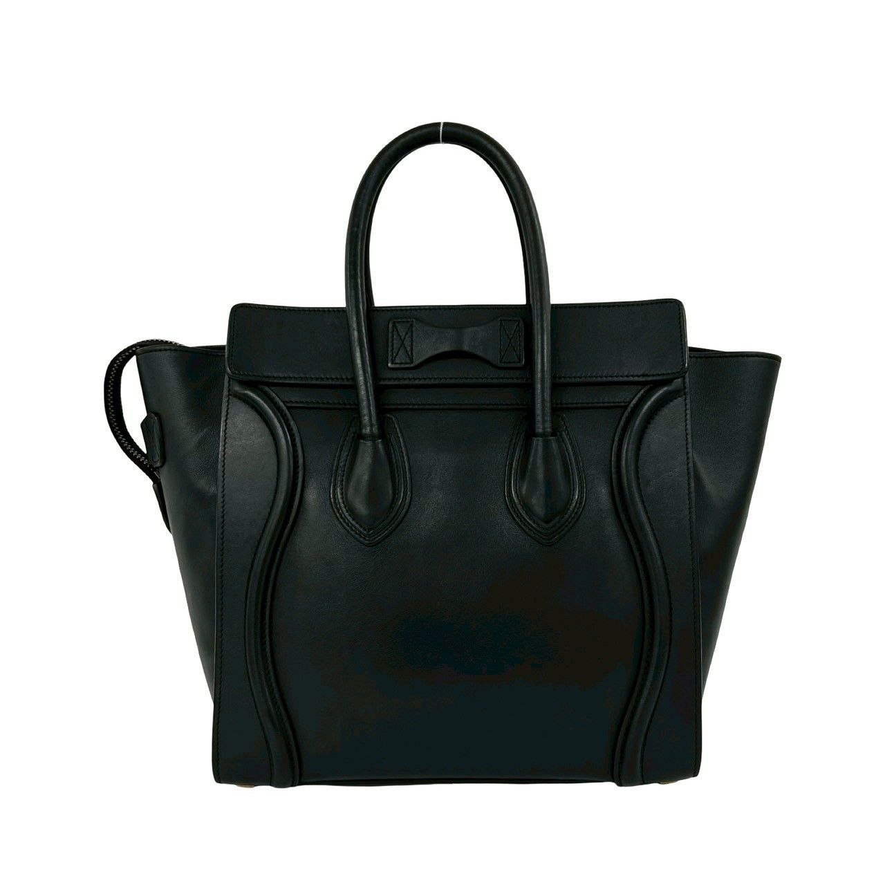 極 美品 希少品 CELINE セリーヌ ラゲージ マイクロショッパー ロゴ
