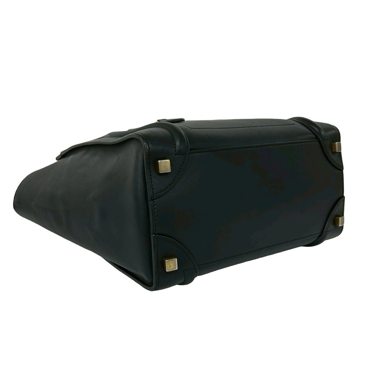 極 美品 希少品 CELINE セリーヌ ラゲージ マイクロショッパー ロゴ