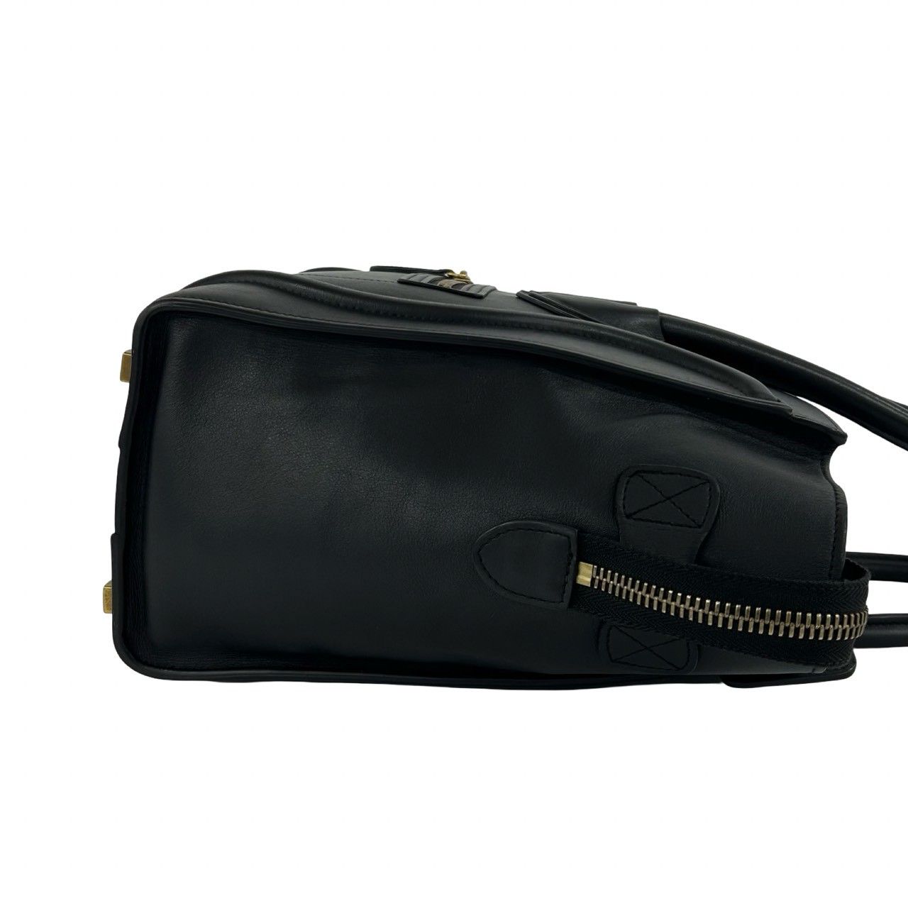極 美品 希少品 CELINE セリーヌ ラゲージ マイクロショッパー ロゴ