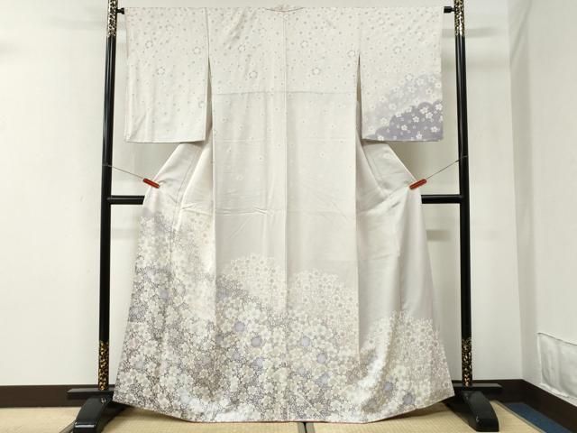 平和屋着物○訪問着 舞桜文 暈し染め 正絹 逸品 CABI3378yc - メルカリ
