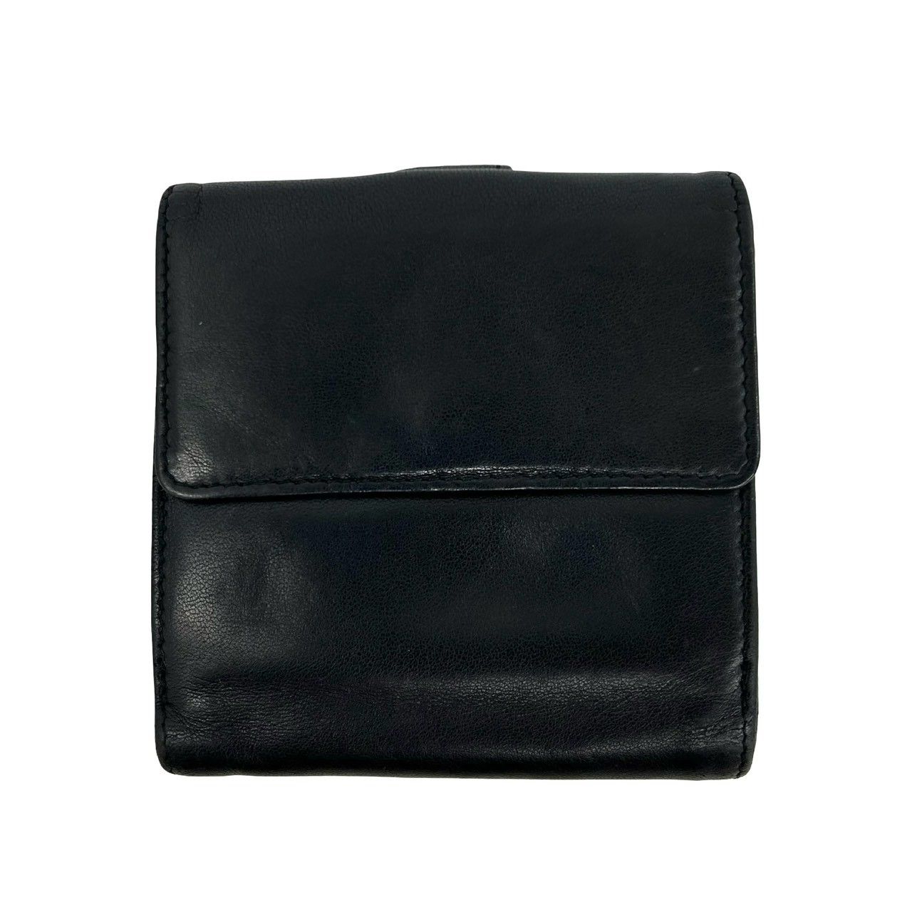 極 美品 箱付き LOEWE ロエベ アナグラム 型押し ロゴ ナッパ レザー