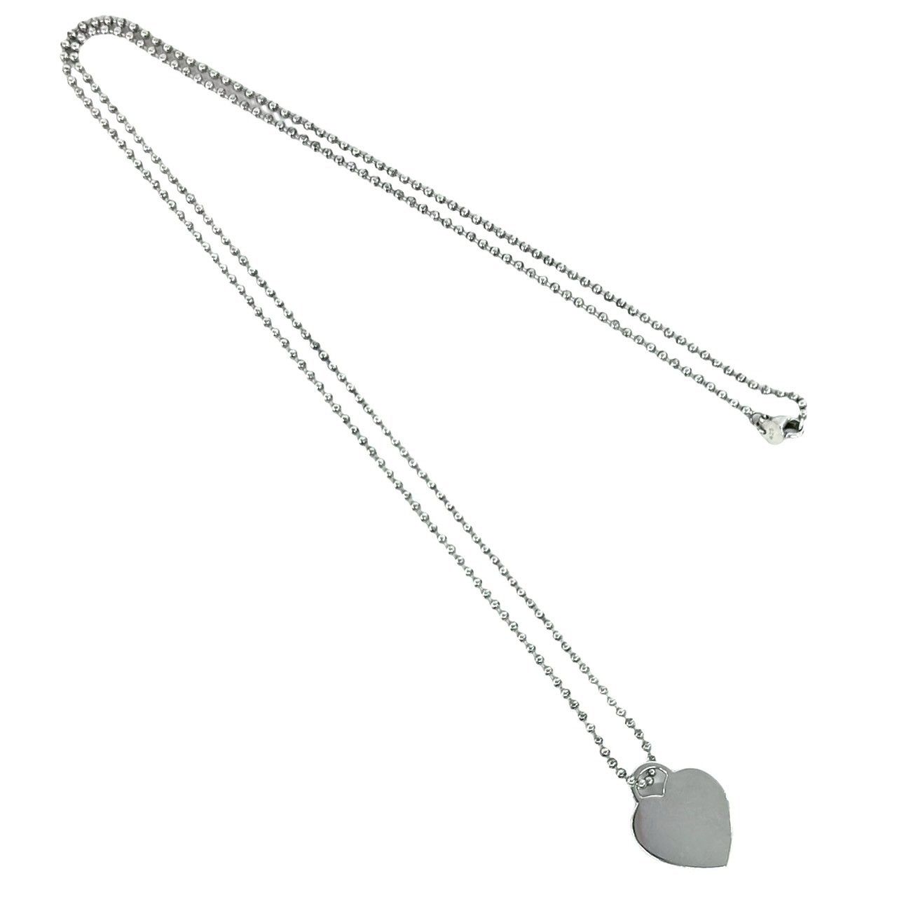 【極美品】ティファニー リターントゥ ハート ネックレス シルバー 社外チェーン 極 美品 TIFFANY&Co. ティファニー リターントゥ ハートタグ