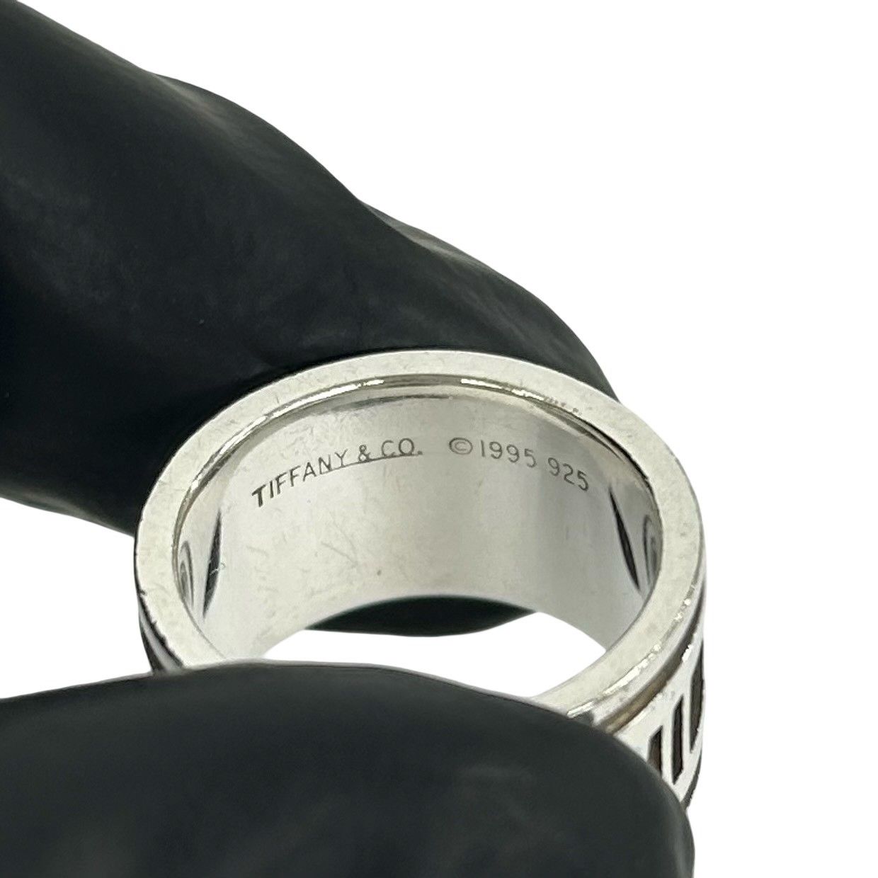 極 美品 TIFFANY&Co. ティファニー ワイド アトラス リング シルバー