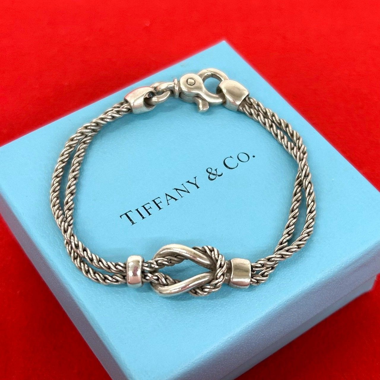 極 美品 TIFFANY&Co. ティファニー ヴィンテージ ダブルロープ