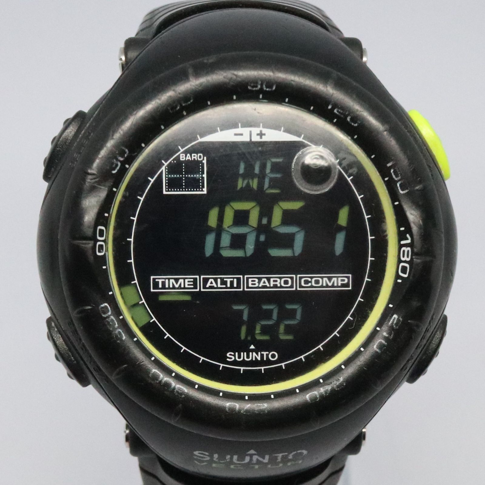 稼働品】SUUNTO スント VECTOR ベクター SS018729000 反転液晶 BLACK