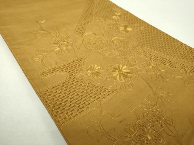 平和屋着物○中国三大刺繍 スワトウ相良刺繍 汕頭相良刺繍 総刺繍 太鼓