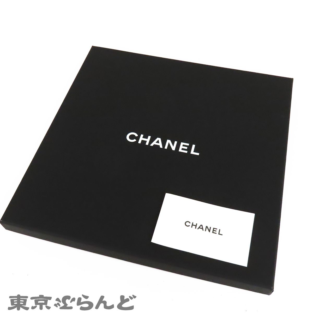 シャネル CHANEL ココプリント スカーフ ライトブルーxべビーピンク
