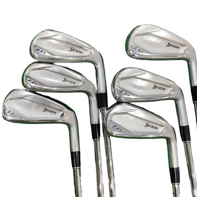 【中古】 ダンロップ SRIXON ZX4 6S アイアンセット IR NS PRO ZELOS 8 (フレックスS) メンズ 男性用 右利き 右用 Cランク ゴルフクラブ
