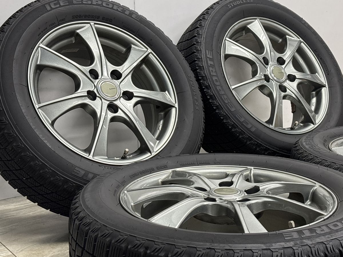 スタッドレス】LEBEN 16in 6J +50 PCD114.3 アイスエスポルテ 205