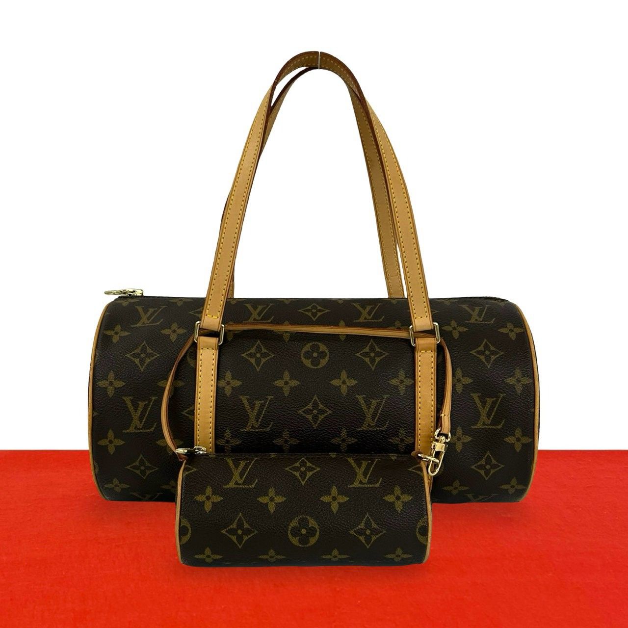 ルイヴィトン　モノグラム　ハンドバッグ　パピヨン30 ミニボストン 極 美品 LOUIS VUITTON ルイヴィトン パピヨン 30 モノグラム 柄